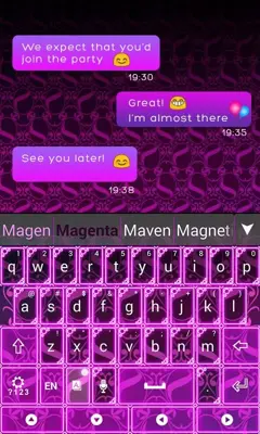 Magenta Keyboard android App screenshot 0