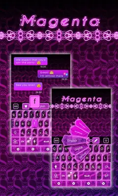 Magenta Keyboard android App screenshot 5